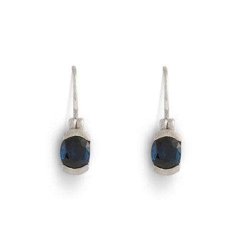 Held Reflections Sapphire Earrings by Julia Storey