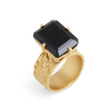 Gorilla Skin Large Onyx Ring