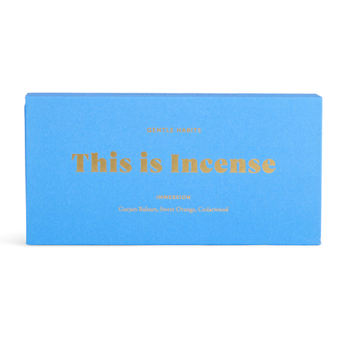 THIS IS INCENSE: Incense with Australian Blended Essential Oils / IMMERSION by This is Incense