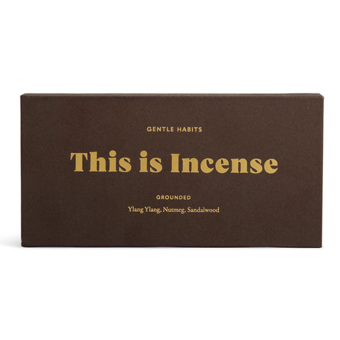 THIS IS INCENSE: Incense with Australian Blended Essential Oils / GROUNDED by This is Incense