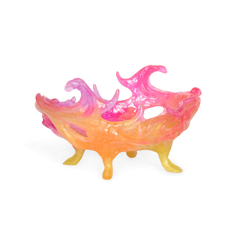 Swirling Antler Bowl (Pink, Orange, Yellow) by Kate Rohde