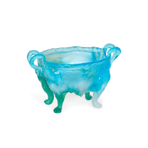 Medium Paw Bowl (Blue, Green, Pearl)