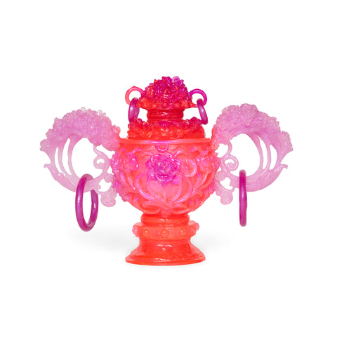 Flowery Urn (Red & Lilac) by Kate Rohde