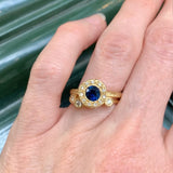 Precious Big Rock Sapphire Ring