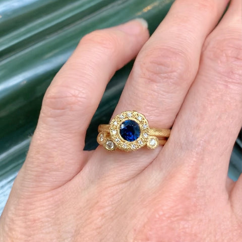 Precious Big Rock Sapphire Ring