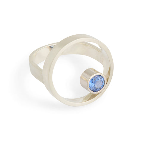 Double Circle Ceylon Ring by Melanie Katsalidis