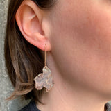 Silver Pelt Earrings - Small