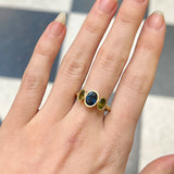 An Australian Oval Trilogy Ring