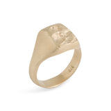 Yellow Gold On The Surface Ring