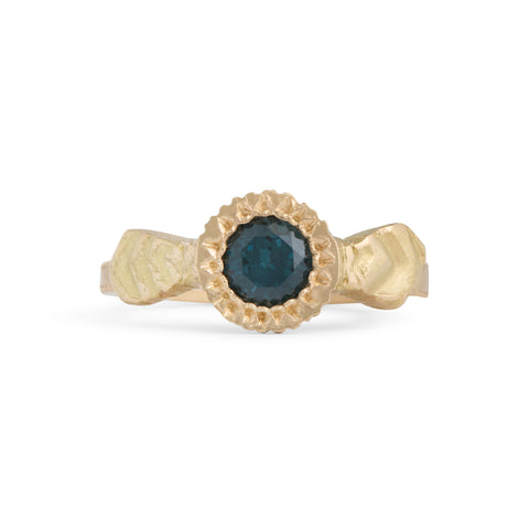 Cerulean Ceylon Ring by Tara Lofhelm