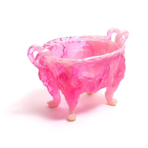 Medium Paw Bowl (Pink) by Kate Rohde