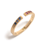 Yellow Gold Split Ring