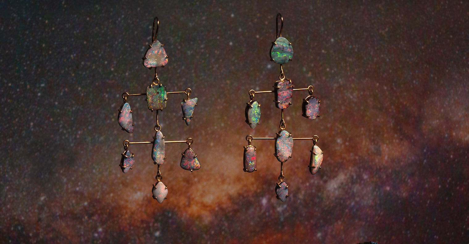 Pieces of Eight - Polychroma / Modern Australian opal jewellery by Melanie Katsalidis